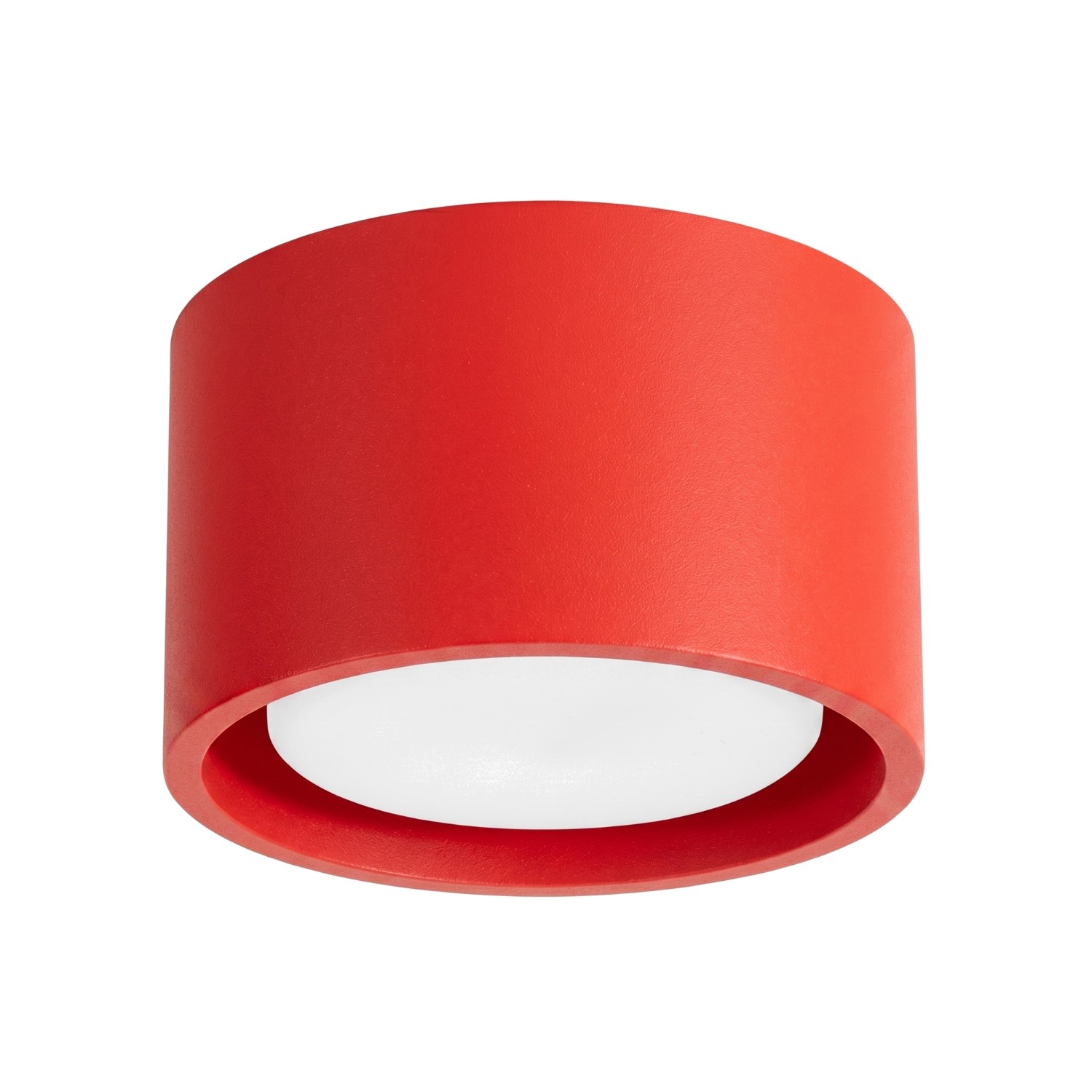 Deckenleuchten Modo Rot 1xgx53 10cm Aluminium Sollux