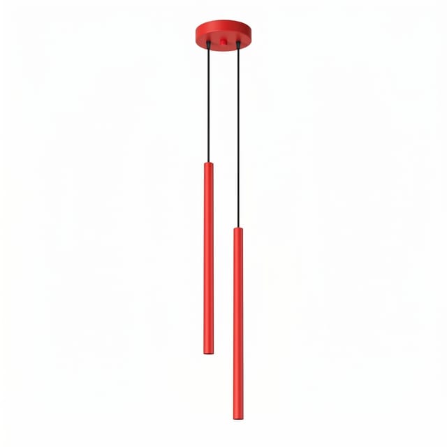 Hängeleuchten Pastelo Rot 2xg9 15cm Stahl Sollux