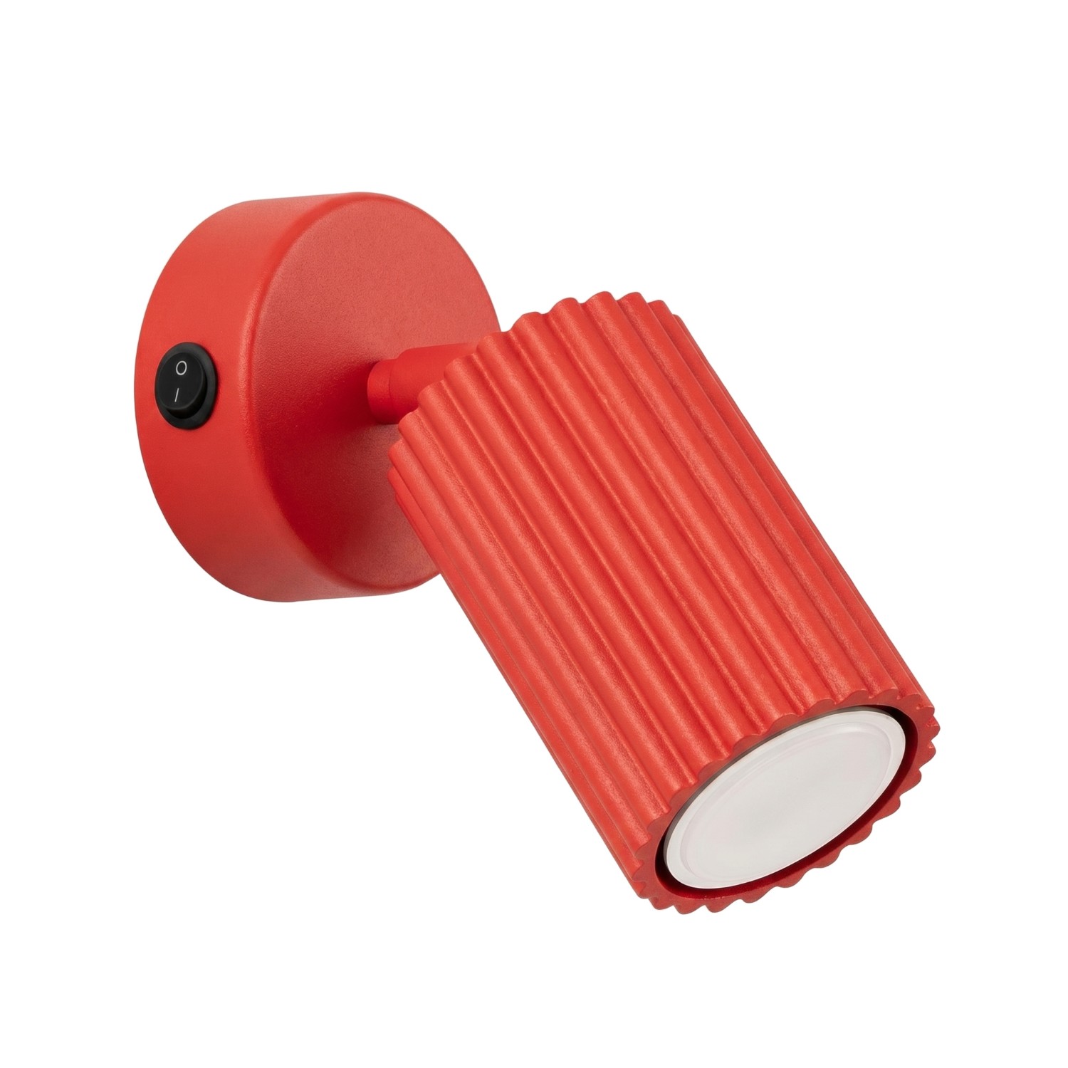Wandleuchten Karbon Rot 1xgu10 8cm Aluminium Sollux