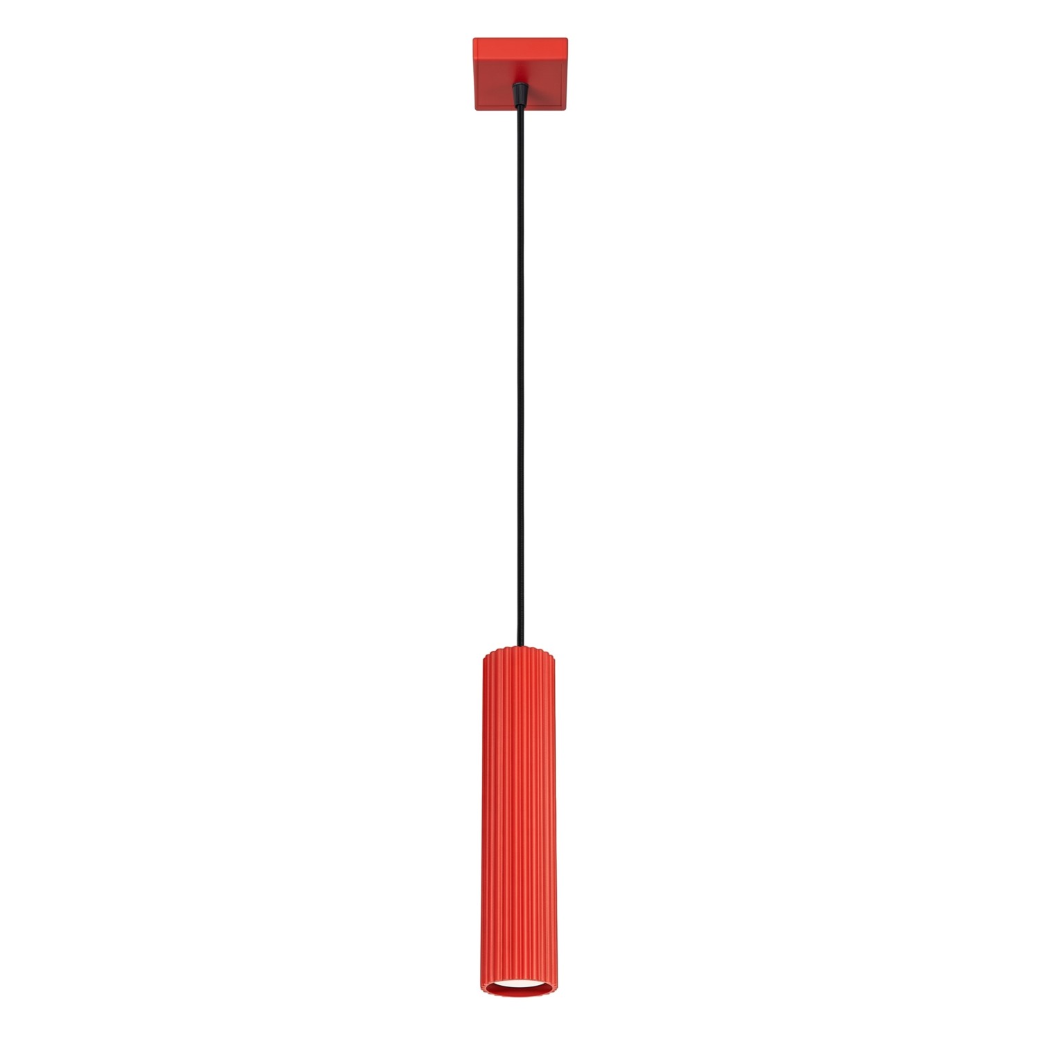 Hängeleuchten Karbon Rot 1xgu10 8cm Aluminium Sollux