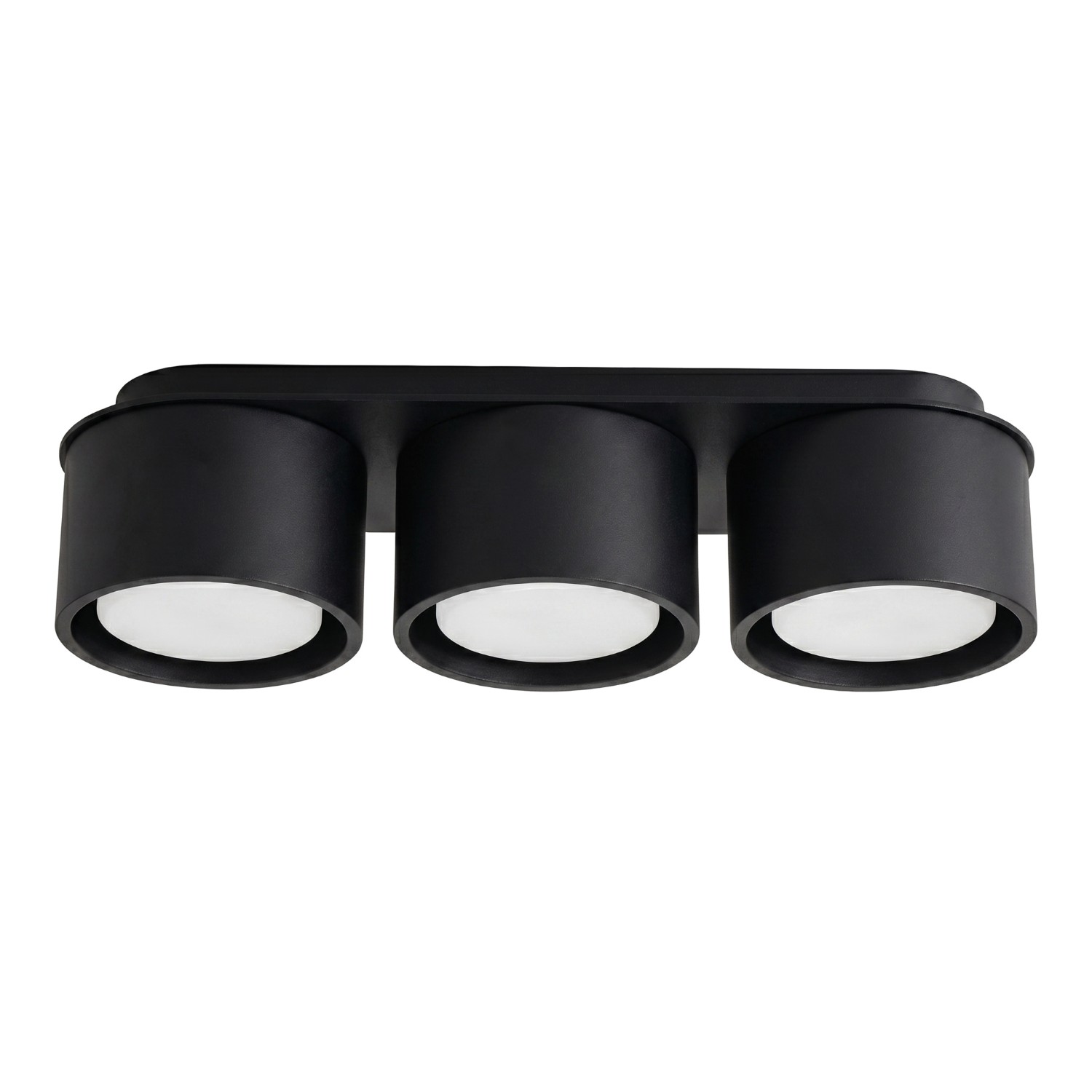 Deckenleuchten Modo Schwarz 3xgx53 32.4cm Aluminium Sollux
