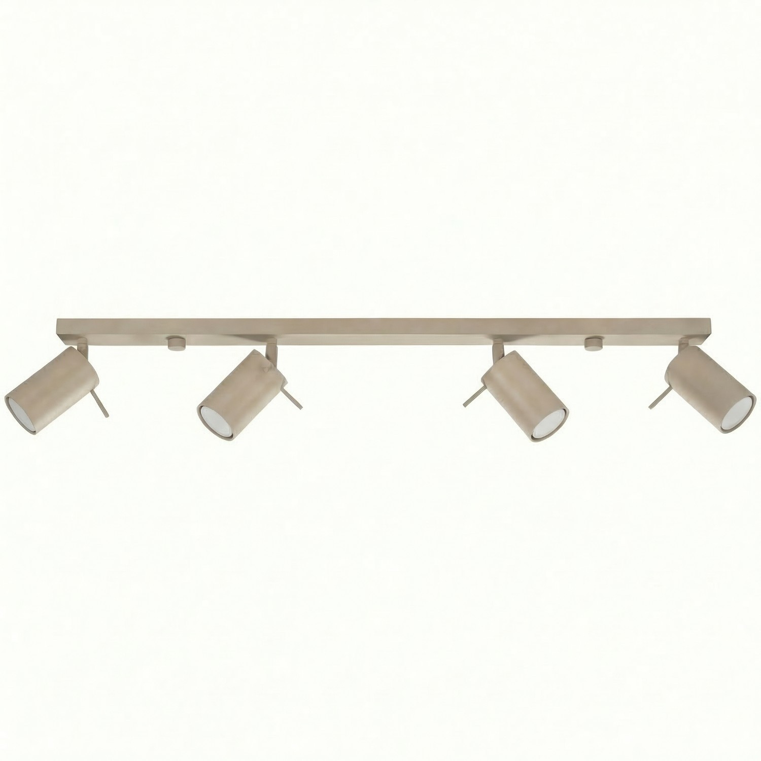 Deckenleuchten Ring Taupe 4xgu10 80cm Stahl Sollux