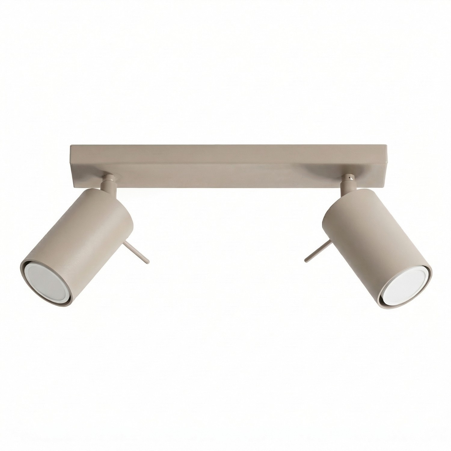 Deckenleuchten Ring Taupe 2xgu10 30cm Stahl Sollux