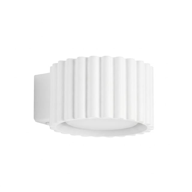 Wandleuchten Aura Weiß 1xgx53 10cm Aluminium Sollux
