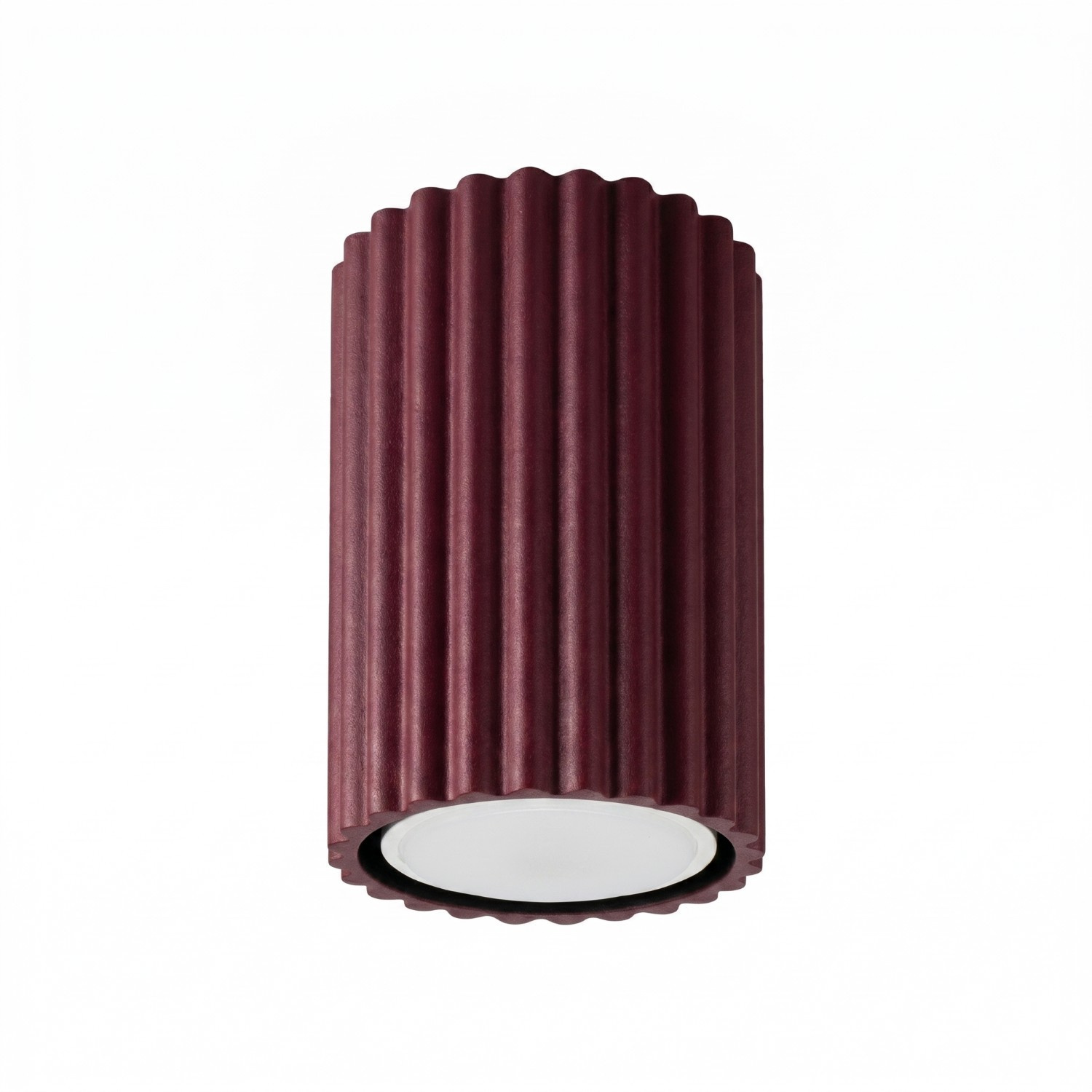 Deckenleuchten Karbon Burgund 1xgu10 6.5cm Aluminium Sollux
