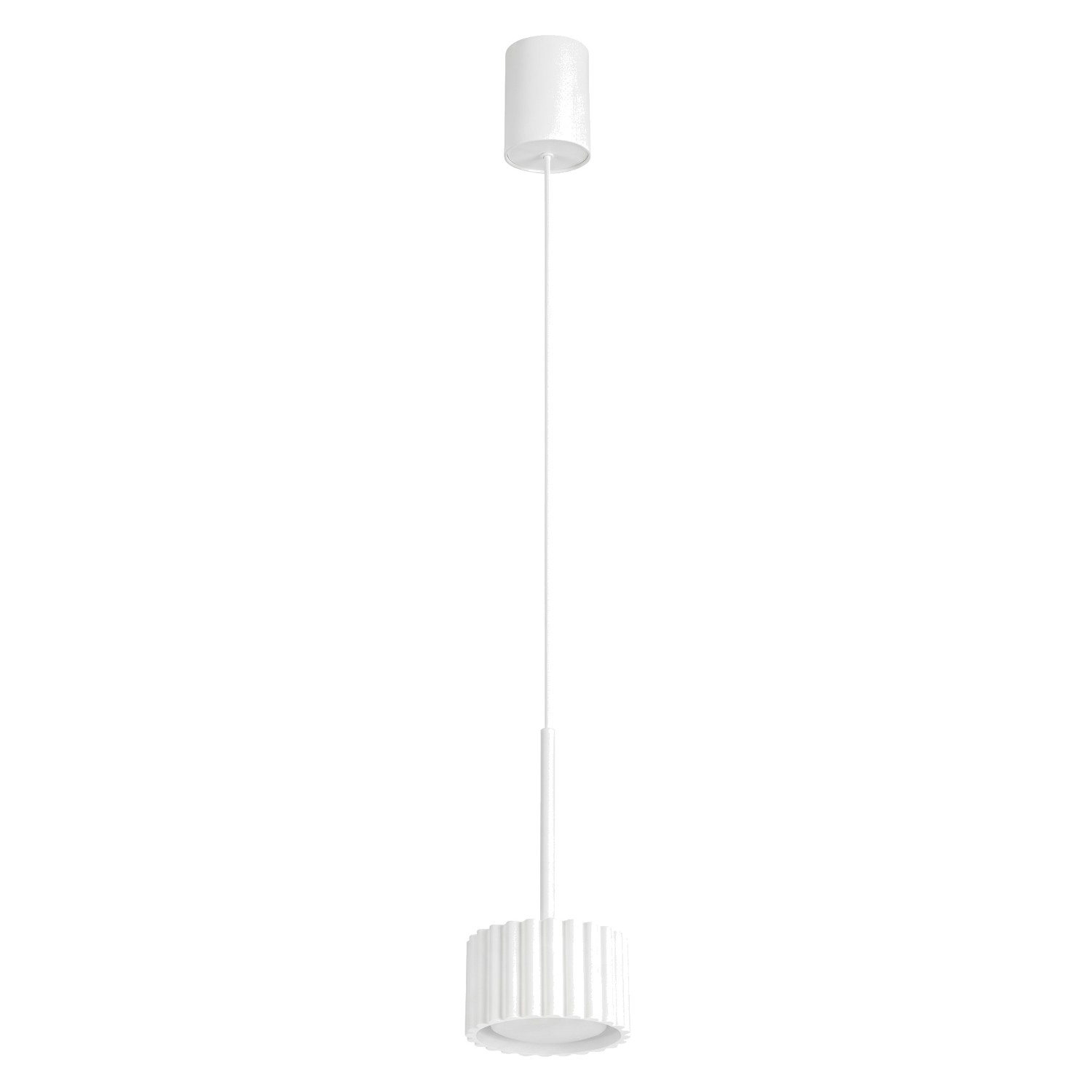 Hängeleuchten Aura Weiß 1xgx53 10cm Aluminium Sollux