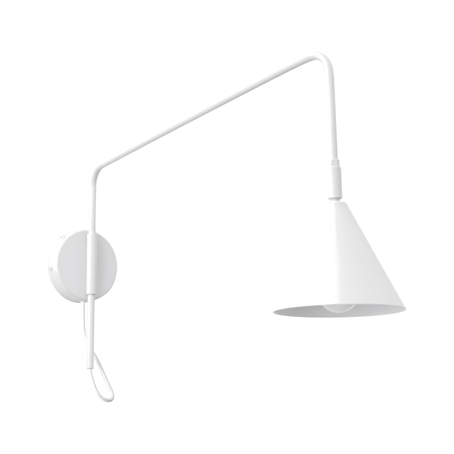 Wandleuchten Nox Weiß 1xe14 14cm Stahl Sollux