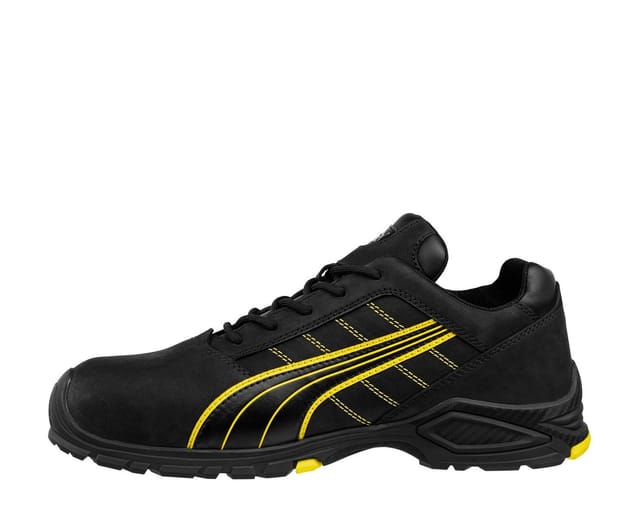 Sicherheitsschuh Ams.Low Gr.47 schwarz/gelb Leder S3 SRC EN20345 PUMA