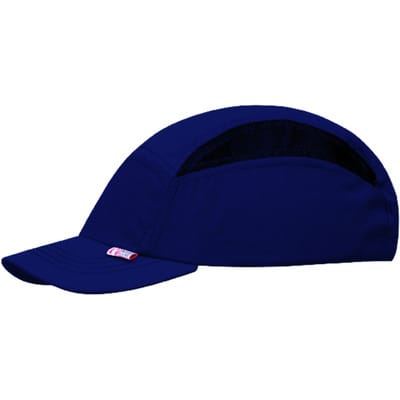 Voss Anstoßkappe-Cap modern style 52-63cm kobaltblau Mikrofaser EN 812:1997