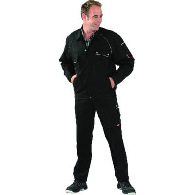 Planam Bundjacke Canvas 320 schwarz/schwarz 50
