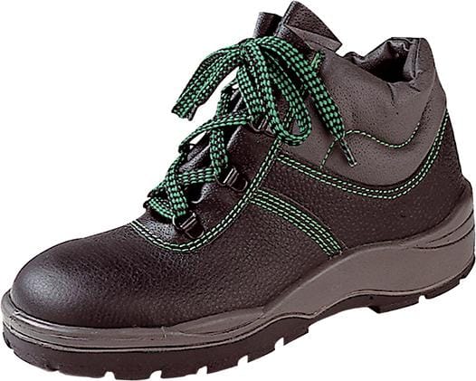 Bau-Schnürstiefel 39000, Gr. 44, schwarz/grau, Leder, S3, SRA, EN20345