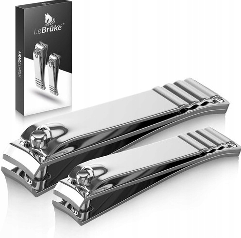 Set Mit 2 Nagelknipsern Aus Edelstahl