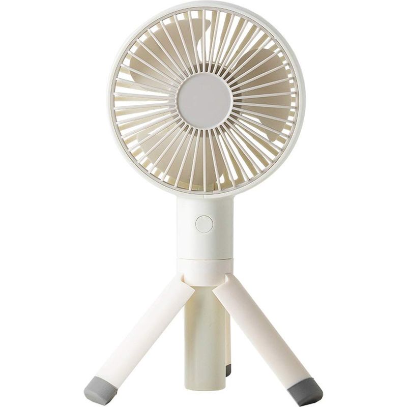 Kleiner, Tragbarer, Wiederaufladbarer Usb-taschenventilator (weiß), Geeignet Für Den Innen- Und Außenbereich