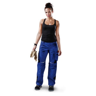 Kübler Pulsschlag Hose 2124 kornblumenblau/schwarz Größe 36