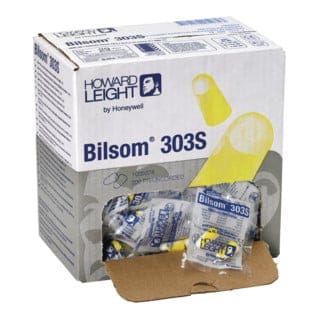 Honeywell Gehörschutzstöpsel Bilsom 303S paarweise Nachfüllbox 200Tüten/VE SNR33dB EN352-2