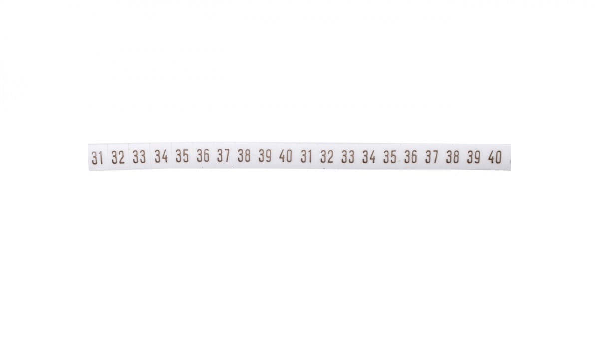 Weißer Marker Dk2/z5 /31-40/ 89281006 (100 Stück)