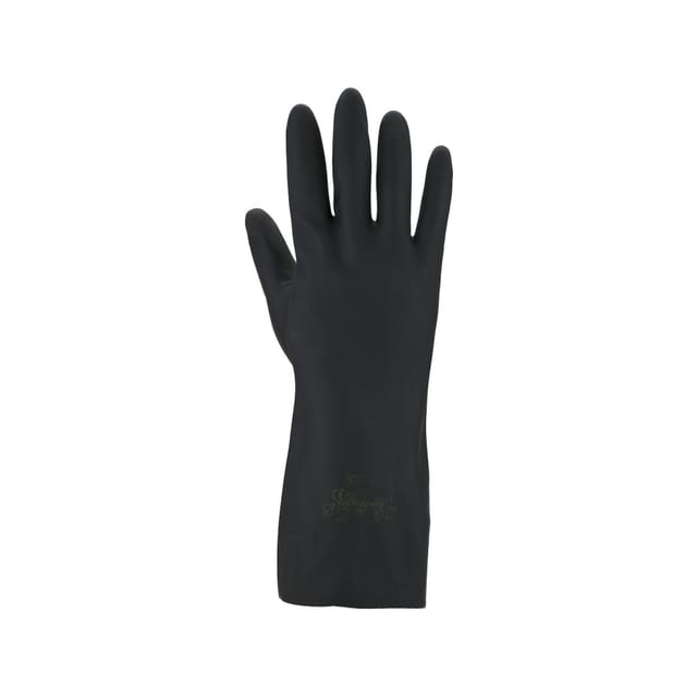 Chemiehandschuh Gr.8 schwarz EN 388,EN 374 Kat.III