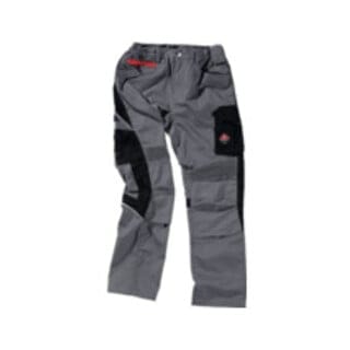 Terrax Damenhose Gr. 38 grau/schwarz 65%PES/35%BW