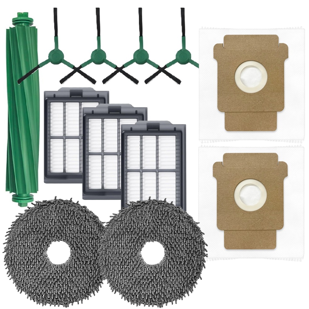 Set Mit Filtern, Bürsten, Beuteln Und Tüchern Für Irobot Roomba Plus 405 505 Combo +