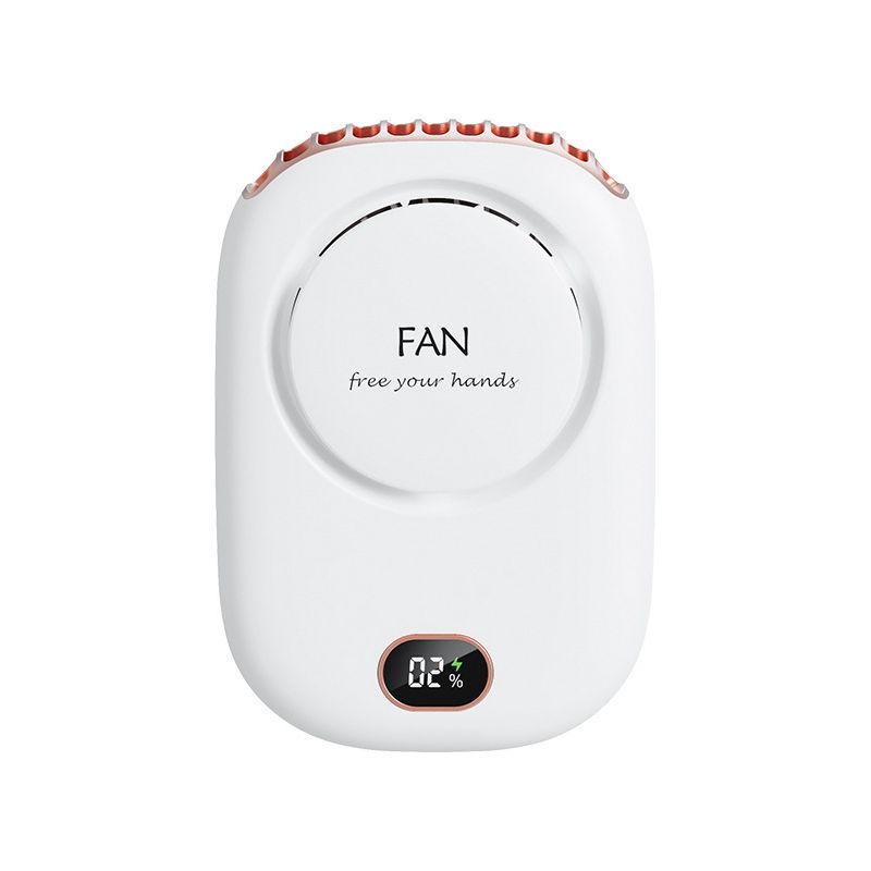 Nackenventilator Mit Verstellbarem Kabel (weiß), Geeignet Für Den Innen- Und Außenbereich.