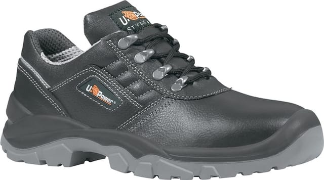 UPower Sicherheitsschuh EN ISO 20345 S2 SRC Tongue Gr. 41 Rindleder schwarz
