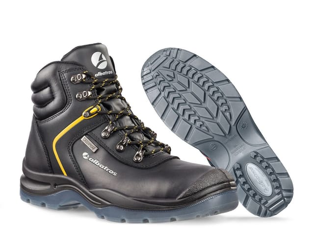Sicherheitsstiefel EN 20345 S3 WR albatros Gr.43 Stahlkappe/-sohle COATEX®Membra
