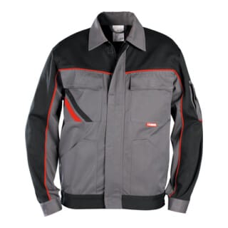 Bundjacke Highline Gr.48 schiefer/schwarz/rot