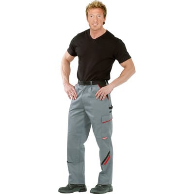 Bundhose Highline Gr.56 schiefer/schwarz/rot 65%PES/35 %CO