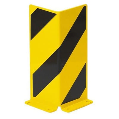 Moravia Anfahrschutz Winkel schwarz/gelb 400 x 160 x 5 mm zum Aufdübeln