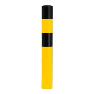 Moravia Rammschutz-Poller L Stahl schwarz/gelb 159 x 1600 mm