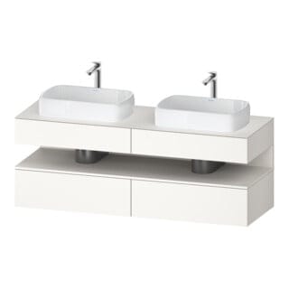 Duravit Waschtischunterschrank Qatego 160x55x60cm, w m, Pl, B beids., Nischenb