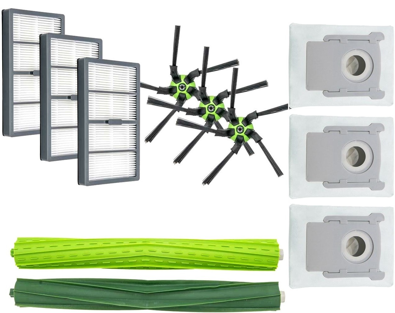 Reinigungsset Für Die Basisbürste, Die Walze Und Den Filterbeutel Für Irobot Roomba S9 S9+