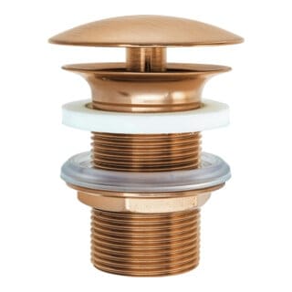 Duravit Schaftventil d 72mm, f WT o. ÜL, Bronze gebürstet
