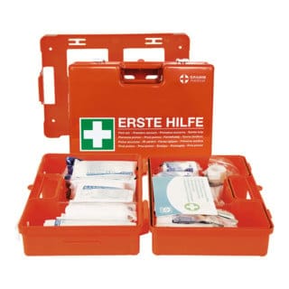 Gramm Medical Verbandkoffer DOMINO, leer, diverse Sprachen