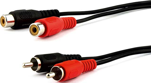 E+P Elektrik Cinch-Verlängerungskabel 5m B98/5