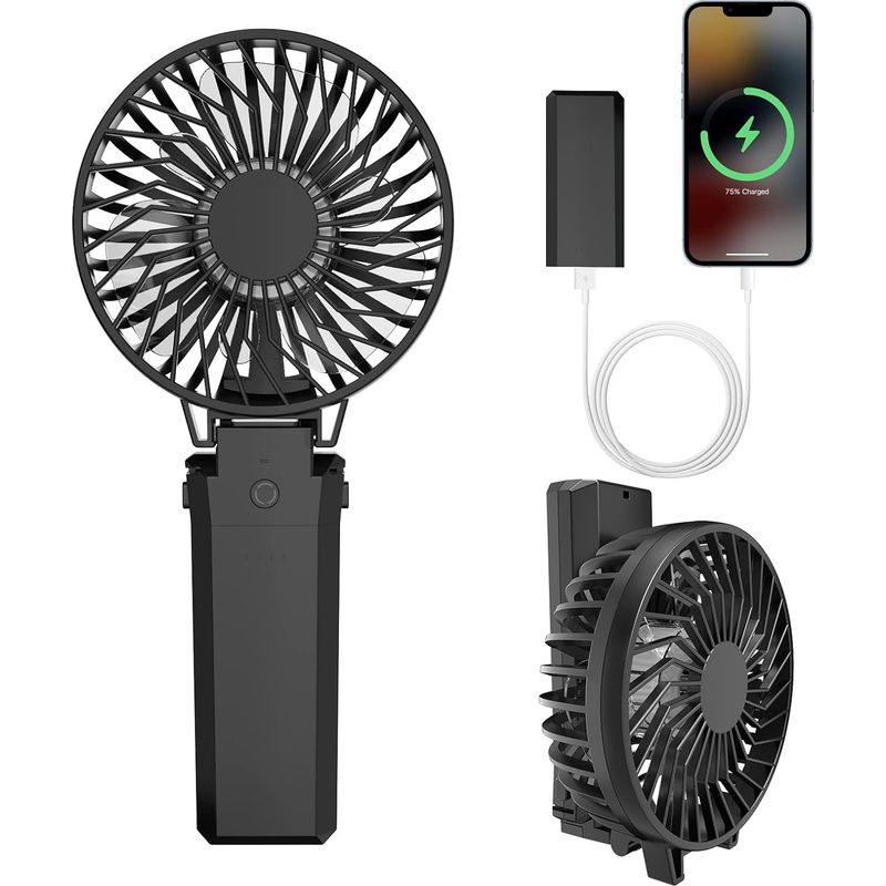 Wiederaufladbarer Tragbarer Ventilator