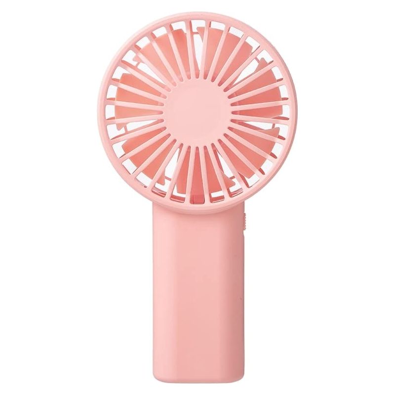 Mini-ventilator, Tragbar Und Batteriebetrieben (rosa), Geeignet Für Den Innen- Und Außenbereich.
