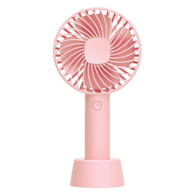 Tragbarer, Wiederaufladbarer Usb-ventilator – Pink, Geeignet Für Den Innen- Und Außenbereich