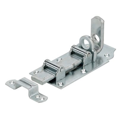 VORMANN Roll.-Schlo.rieg m.Schlaufe,ged.Rollen,ger L160 x B70mm Stahl, verzinkt