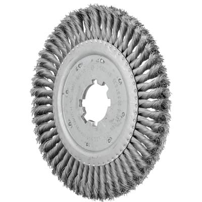 PFERD TOOLS Rundbürste gezopft RBG Ø 250x16x50,8 mm Bohrung Stahl-Draht-Ø 0,35 mm stationär