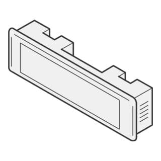 Renz Metallwaren. Kombitaster LIRA 75x22 weiss 97-9-85110 ws