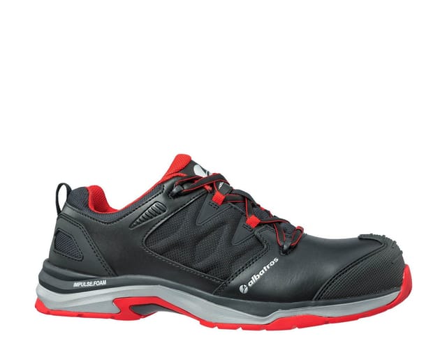 Sicherheitsschuh ULTRATRAIL BLACK Low Gr.42 schwarz/rot Leder