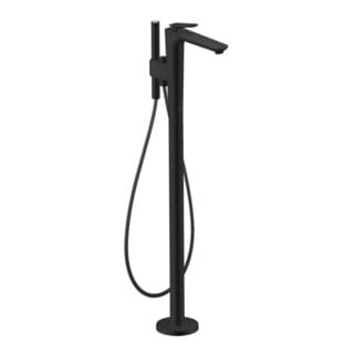 Hansgrohe Wannen-einhebelmischer Axor Citterio C O S, Matt-sw, Bodensteh., Ausl. 194mm