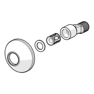 Hansa S-Anschluss 59904793 G3/4 x G1/2 chr