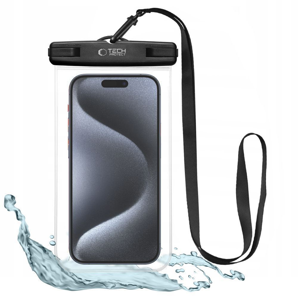 Universelle Wasserdichte Hülle Für Smartphones Bis Zu 6,9 Zoll – Schwarz
