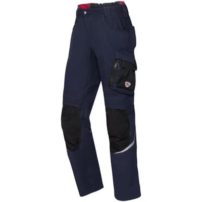 Bp Leichte Arbeitshose Mit Kniepolstertaschen, Nachtblau/schwarz, Gr. 50, Länge N