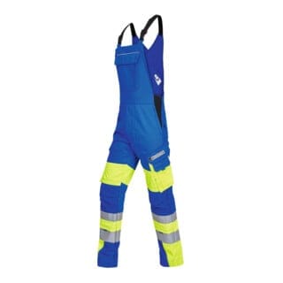 ROFA Multinorm-Latzhose VIS-LINE, kornblau / gelb, Konfektionsgröße DE: 60