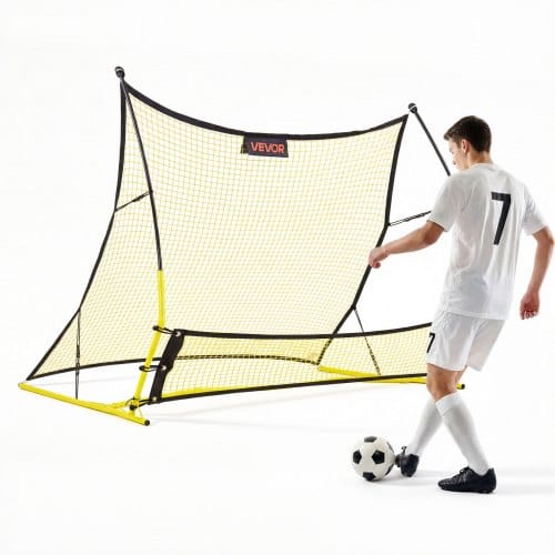 Fußball-rebounder 1830 X 1085 Mm, 2-in-1 Rückprallnetz Für Ballkontrolle & Passübungen, Rebounder Mit Verdickten Fiberglasstangen & Eisenrohren, Trainingsgerät Für Jugendliche & Erwachsene