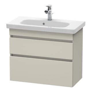 Duravit Waschtischunterschrank Com DuraStyle 73x36,8cm, Tau, 2 SchKa., wandhängend