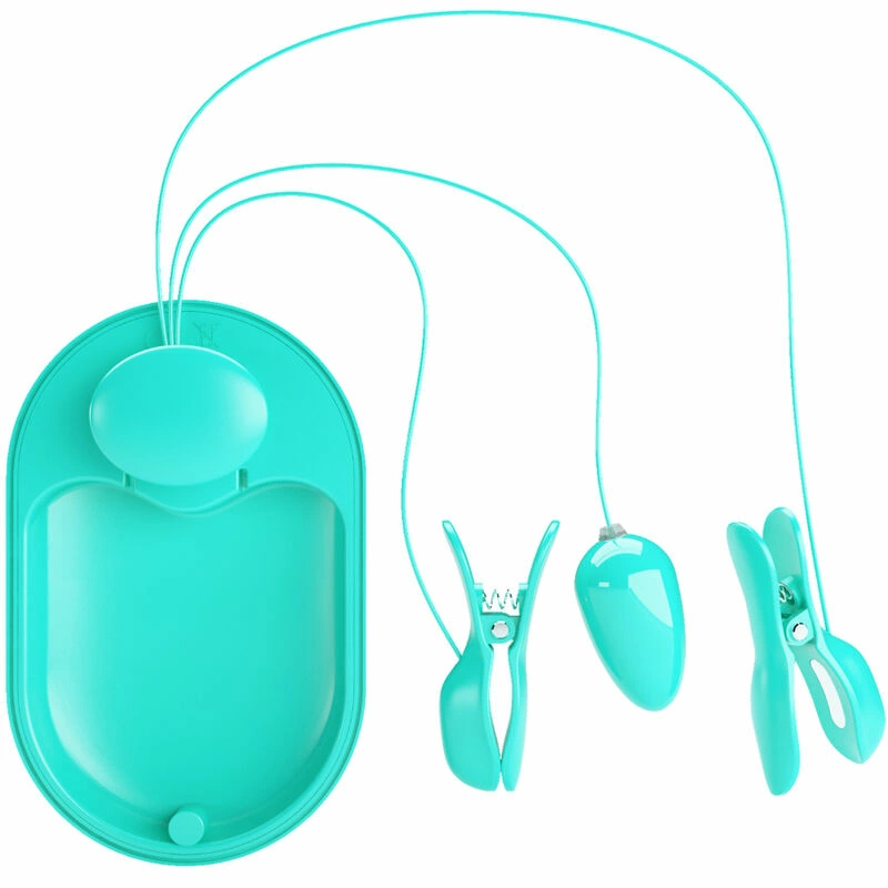 Usb-nippel-elektrostimulationsset – Pretty Love Überraschungsbox Grün